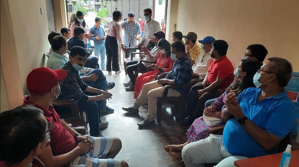 चितवनका पत्रकारलाई नवलपरासीमा स्वागत